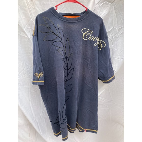 COOGI Other - Coogi - Only the Strong Survive Embroidered T-Shirt - Men's SIZE 4XL  Navy Blue